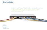 Deloitte social software for business performance