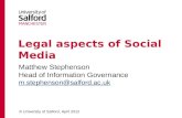 Legal Aspects of Social Media