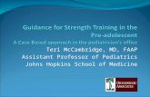 Guidance for Strength Training in the Pre-adolescent ...