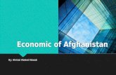 Economic of afghanistan
