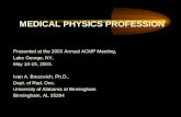 Medical Physics Profession - Ivan A. Brezovich, Ph.D. (984 kB)