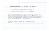A decision action model for soccer