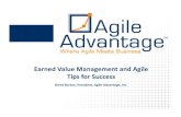 Earned Value Management and Agile Tips for Success