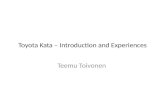 Toyota Kata presentation for the Agile Finland community