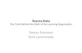 Toyota Kata Presentation for ITSM.fi TOP 10 Conference