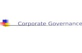 Corporate Governance - By Aditya Agarwal