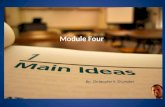 Main idea module four