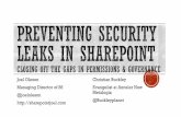 Preventing Security Leaks in SharePoint with Joel Oleson & Christian Buckley