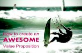 How to create an awesome value proposition