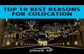 Top 10 Reasons for Colocation