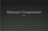 Missouri compromise