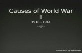 The Causes of WWII