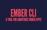 Ember CLI & Ember Tooling