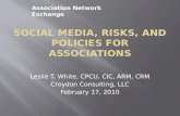 Social Media, Risks, And Policies For