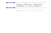 Open Music System 2.3 for Macintosh