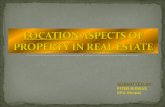 LOCATION ASPECTS OF PROPERTY IN REAL ESTATE