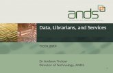 Data, librarians, and services