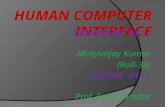 Human computerinterface