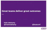 LAST -  Great Teams Deliver Great Outcomes