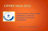 CIPHEX West exhibiting ideas for wholesalers