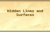 Hidden lines & surfaces