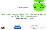 Fundamental Limits of Recovering Tree Sparse Vectors from Noisy Linear Measurements