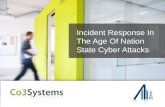 Incident Response in the age of Nation State Cyber Attacks