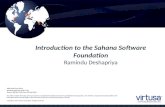 Introduction to Sahana at Virtusa