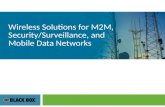Wireless Solutions for M2M, Security/Surveillance, and Mobile Data Networks