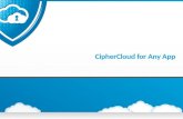 CipherCloud for Any App