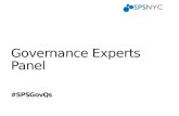 SharePoint Saturday New York 2013 - Governance Experts Panel