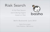 Riak Search - Berlin Buzzwords 2010