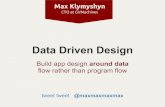 PyCon 2012 -  Data Driven Design
