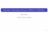Stochastic Alternating Direction Method of Multipliers