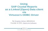Using SAP Crystal Reports as a Linked (Open) Data Front-End via ODBC