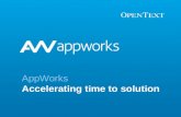 AppWorks - Accelerating time to solution