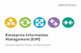 OpenText Enterprise Information Management (EIM)