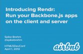 Introducing Rendr: Run your Backbone.js apps on the client and server