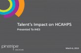 Talent’s Impact on HCAHPS