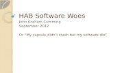 HAB Software Woes