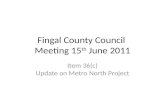 Fingal County Council presentation on Metro North June 15th 2011