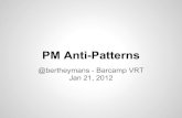4 PM Anti-Patterns