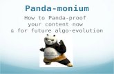 Content After Google Panda Farmer Algorithm Update at Boston SEO Meetup
