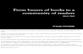 Gavin Bell - From buyers of books to a community of readers O'Reilly TOC08