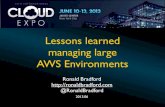 Lessons Learned Managing Large AWS Environments