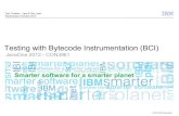 JavaOne 2012 CON 3961 Innovative Testing Techniques Using Bytecode Instrumentation