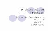 Td China Globe Trekkers   Australia 2