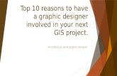 Top 10 reasons to have a graphic designer involved in your next GIS project.