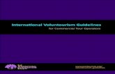 International Voluntourism Guidelines for Commercial Tour Operators