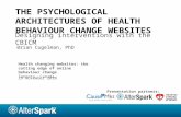 Psychological architectures of health behaviour change websites